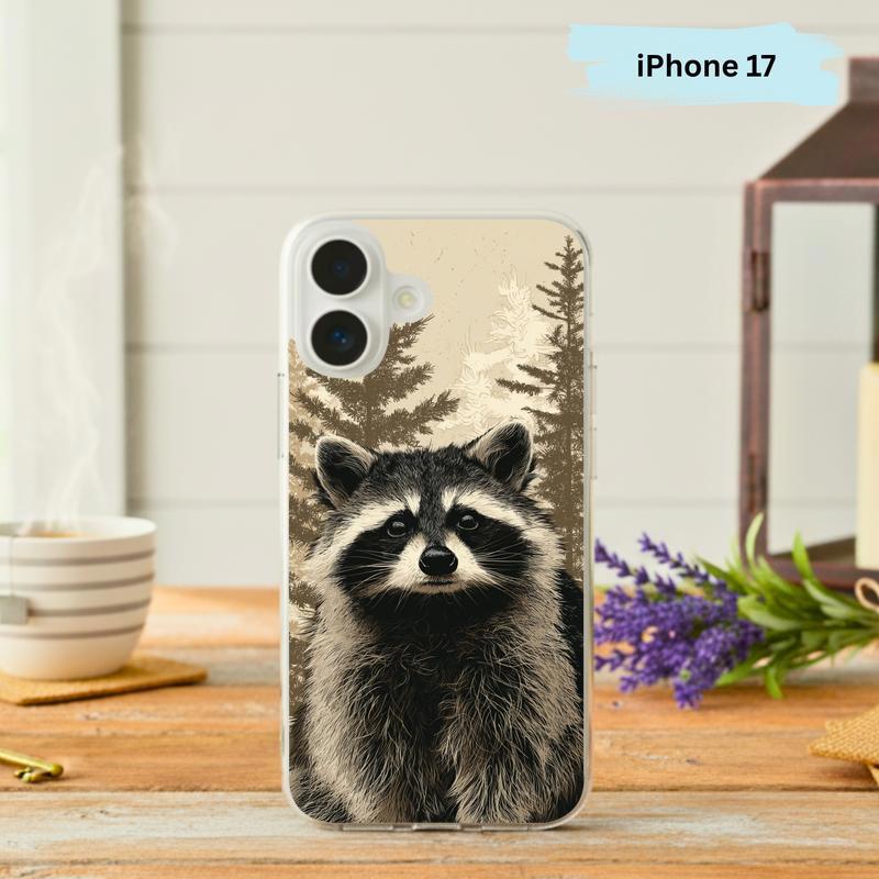 Farmhouse Sarcastic Raccoon Calm Woods Phone Case IPhone - Raccsy