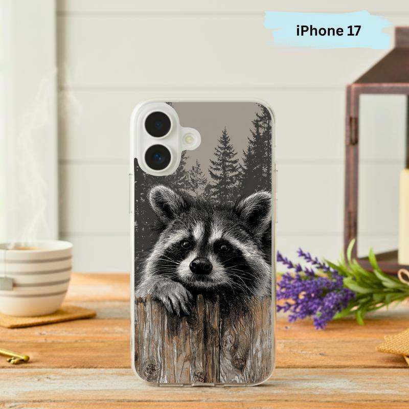 Farmhouse Woodland Sarcastic Raccoon Mood Phone Case IPhone - Raccsy