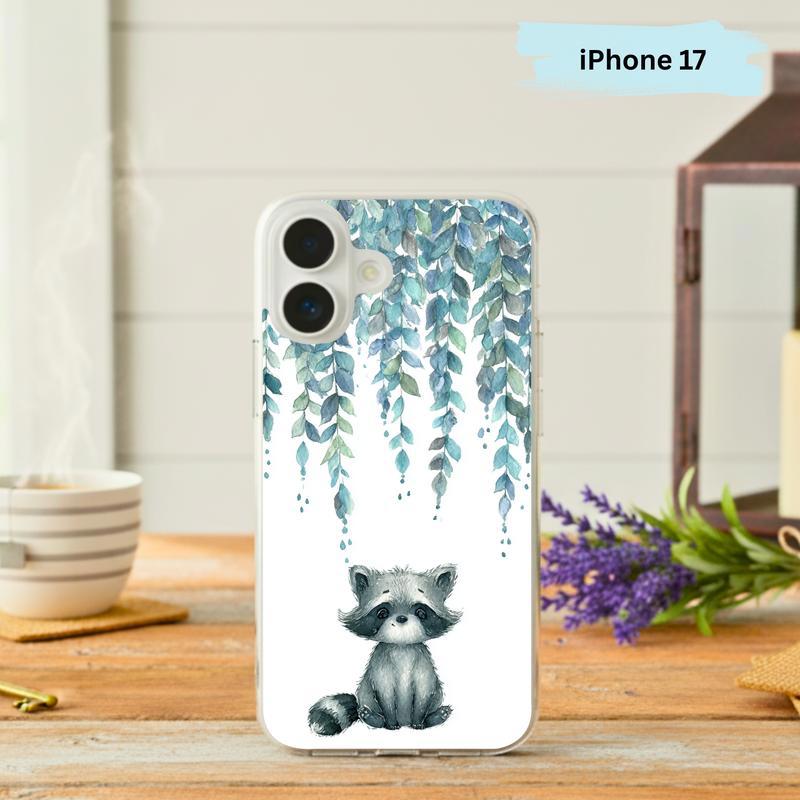 Forest Rain Baby Raccoon Phone Case IPhone - Raccsy