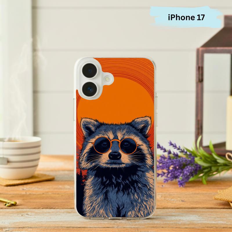 Hippy Cosmic Country Vintage Southern Raccoon Phone Case IPhone - Raccsy