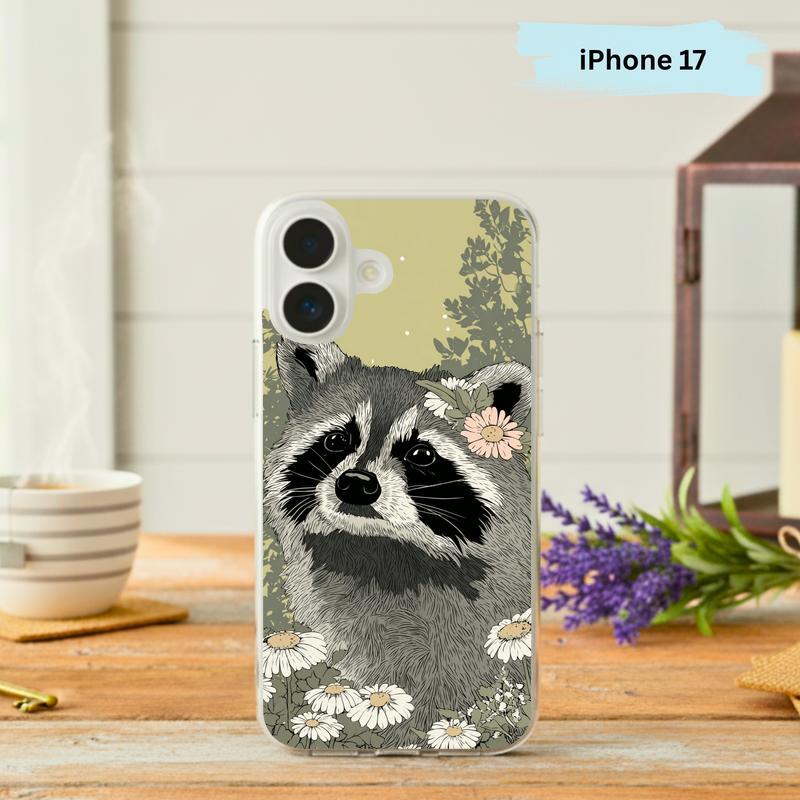 Hippy Forest Sarcastic Raccoon Phone Case IPhone - Raccsy