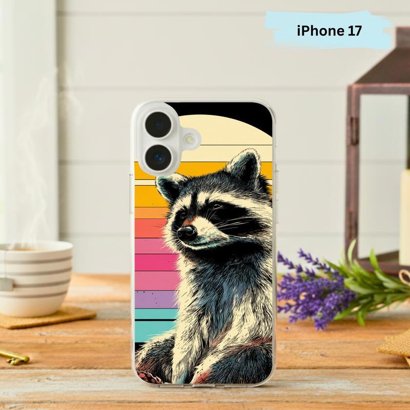 Hippy Glow Sarcastic Raccoon Phone Case IPhone - Raccsy