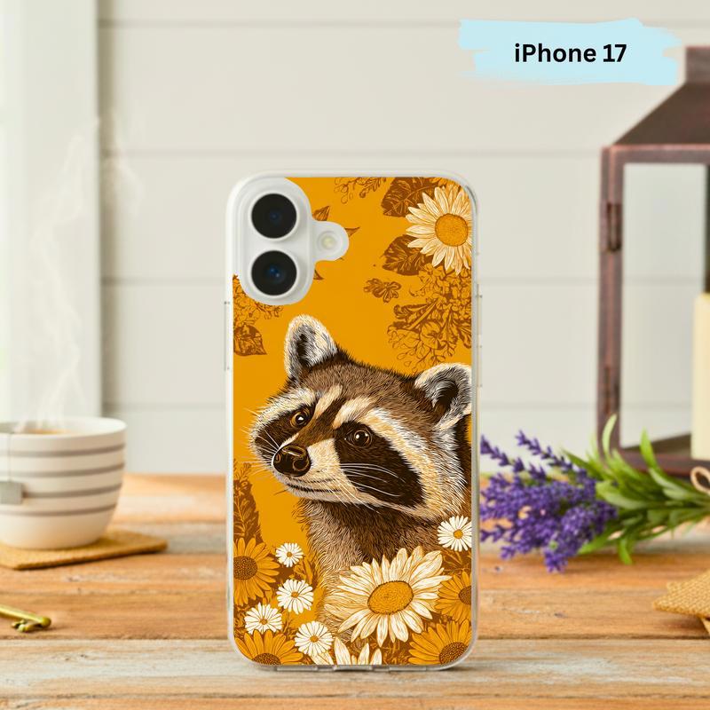 Hippy 70s Country Vintage Southern Raccoon Phone Case IPhone - Raccsy