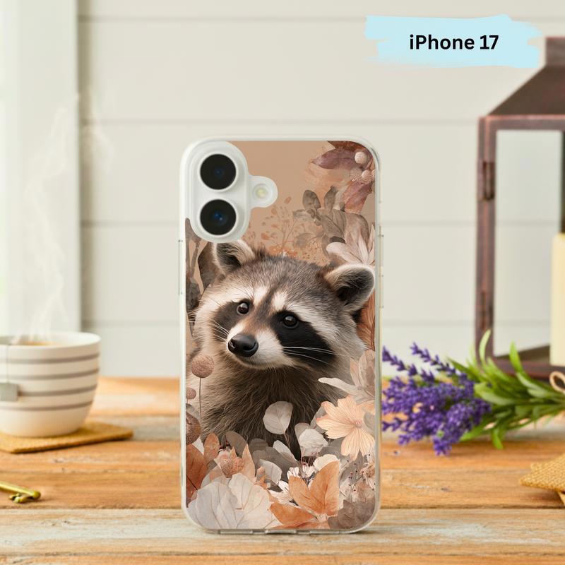 Hippy Sarcastic Raccoon Forest Aura Phone Case IPhone - Raccsy
