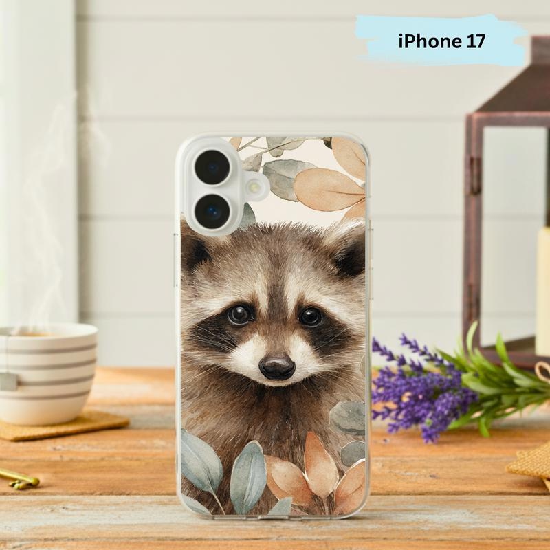 Hippy Whispering Woods Baby Raccoon Phone Case IPhone - Raccsy