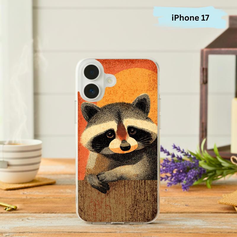 Kawaii Trashy Retro Raccoon – Country Humor Phone Case IPhone - Raccsy