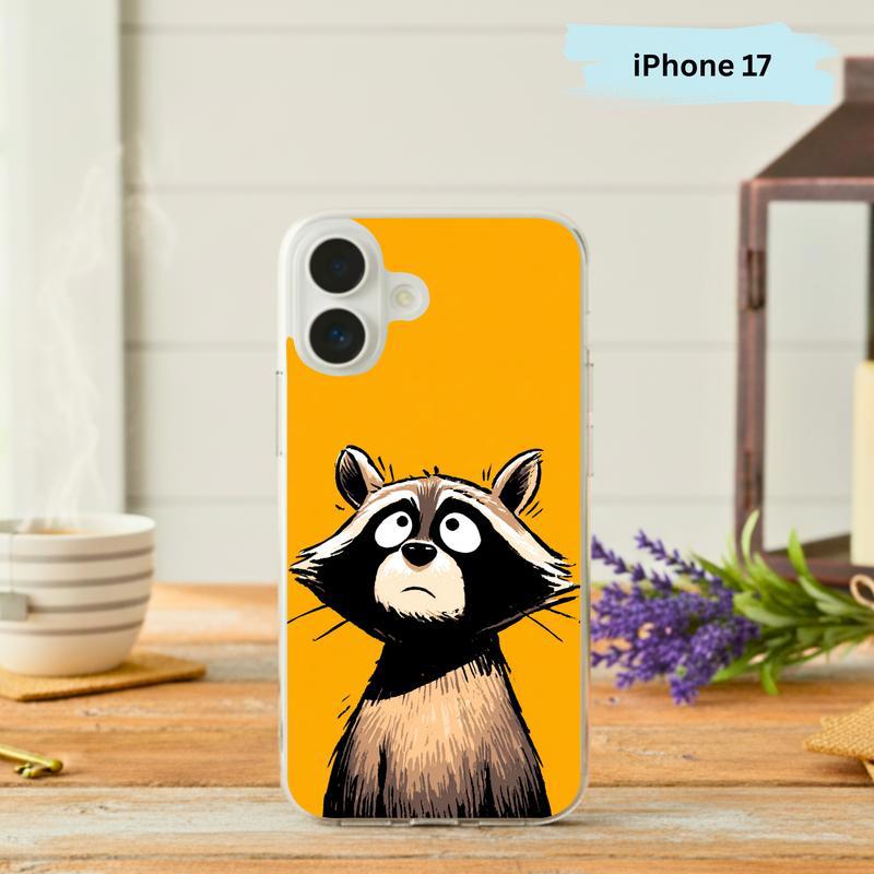 Meme Raccoon, Confused Raccoon Energy Phone Case IPhone - Raccsy