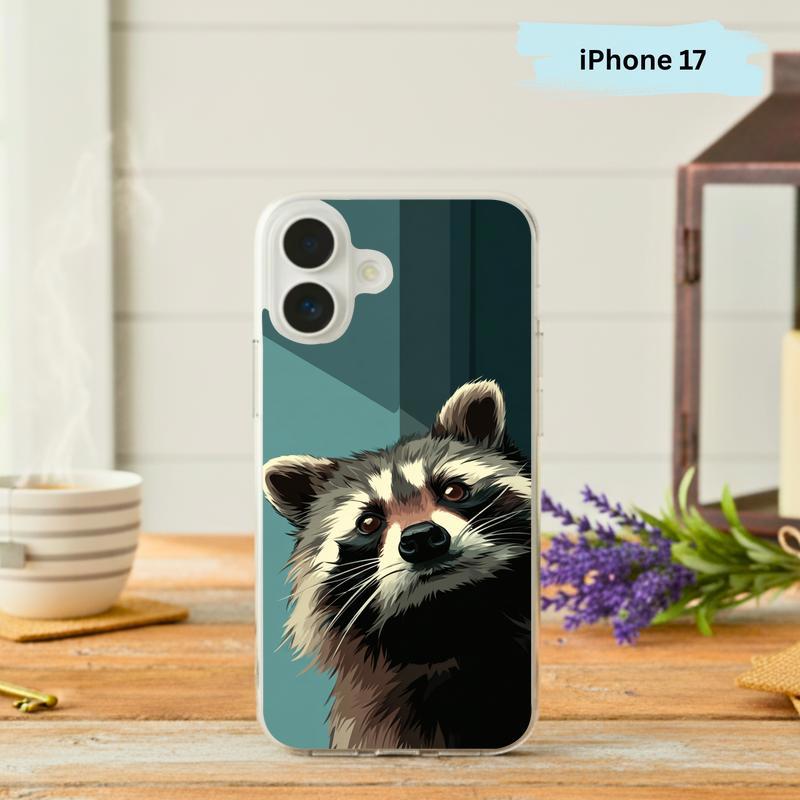 Meme Raccoon, I’m Watching You Stare Phone Case IPhone - Raccsy