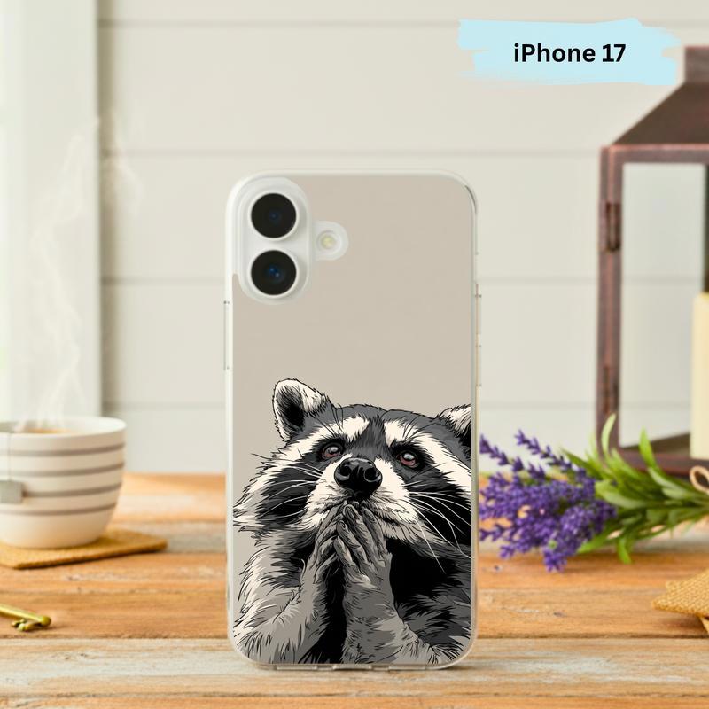 Meme Raccoon, Silent Judgment Look Phone Case IPhone - Raccsy