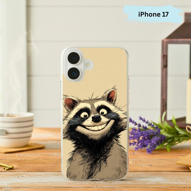 Meme Raccoon, Trash Bandit Grin Phone Case IPhone - Raccsy