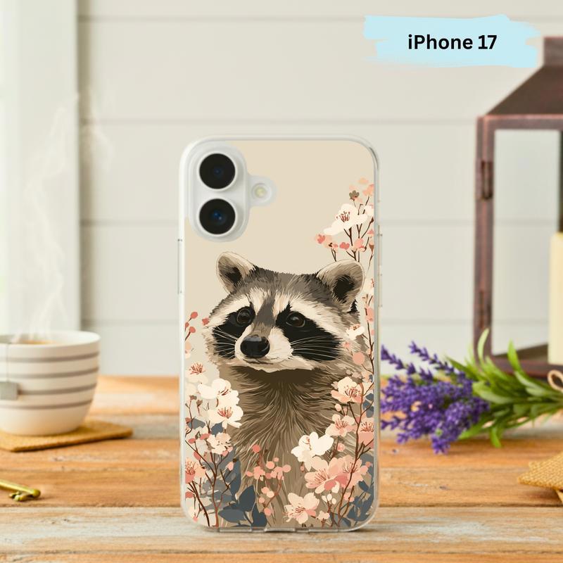 Sarcastic Raccoon Boho Minimal Phone Case IPhone - Raccsy