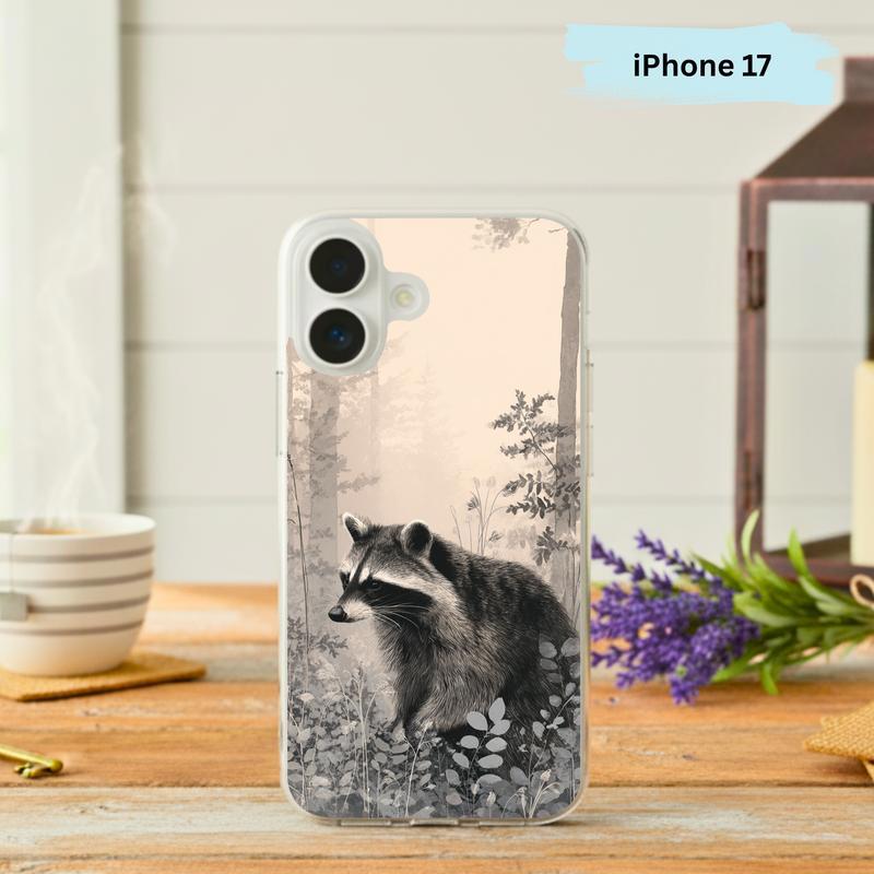 Sarcastic Raccoon Boho Whisper Forest Phone Case IPhone - Raccsy