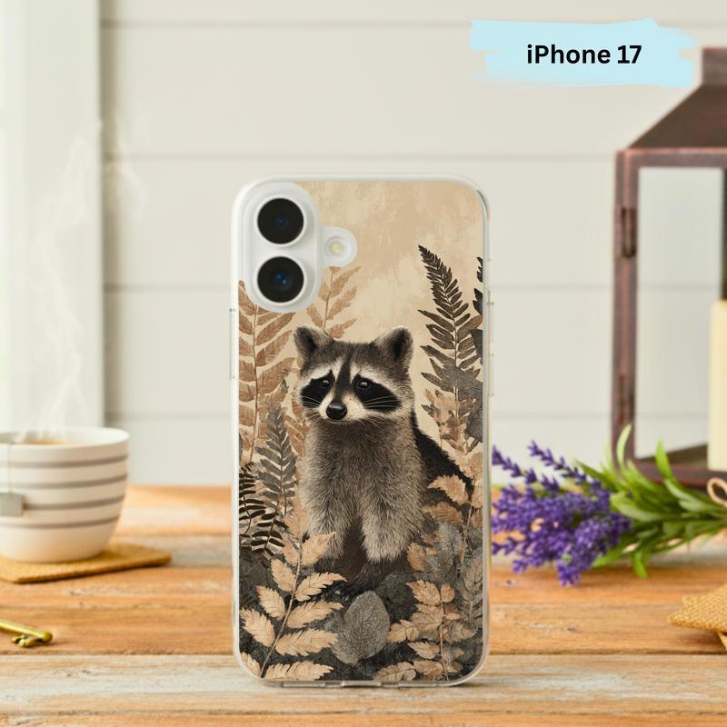 Sarcastic Raccoon Farmhouse Ferns Phone Case IPhone - Raccsy