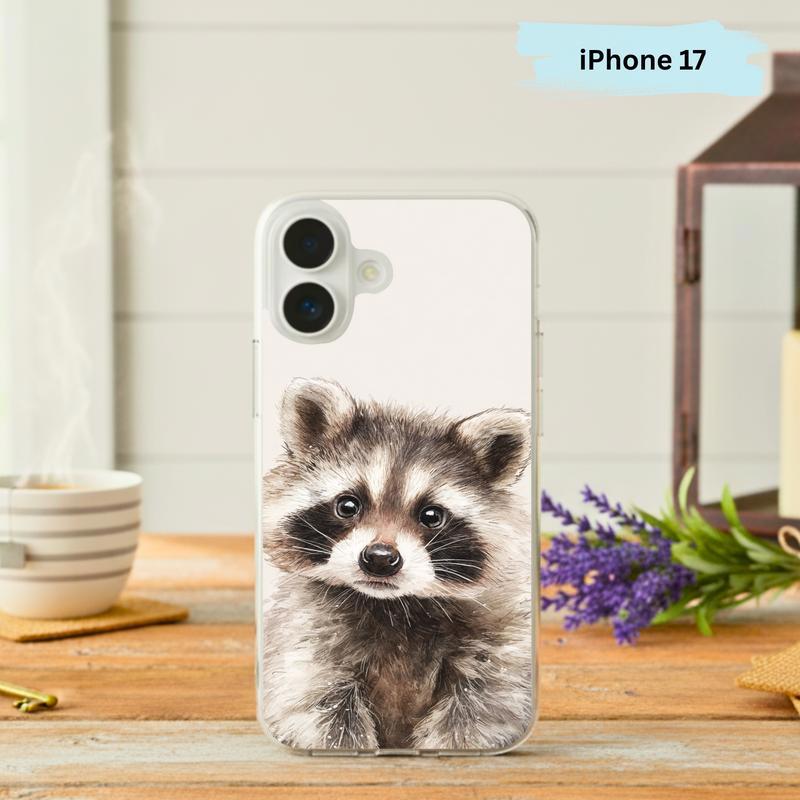 Super Cute Baby Raccoon Boho Blush Phone Case IPhone - Raccsy