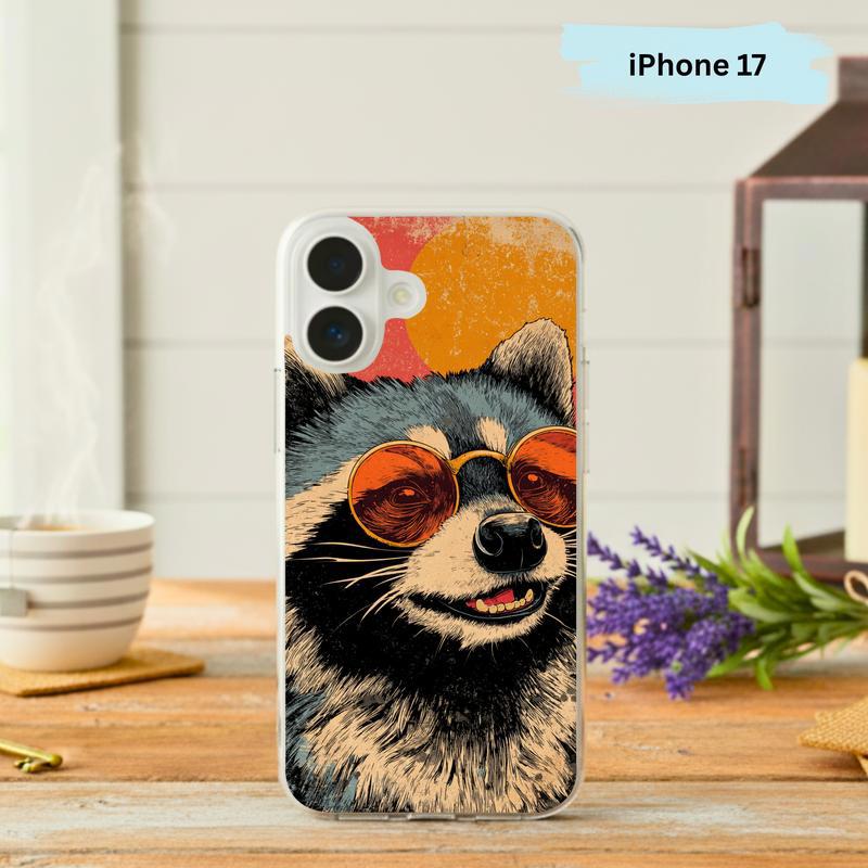 Trashy Retro Raccoon – Country Humor Phone Case IPhone - Raccsy