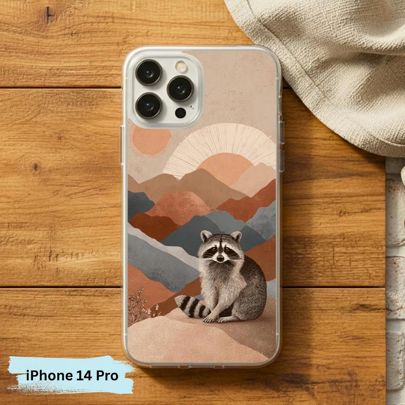 Boho Desert Meme Raccoon Phone Case IPhone Boho Desert Meme Raccoon Phone Case IPhone