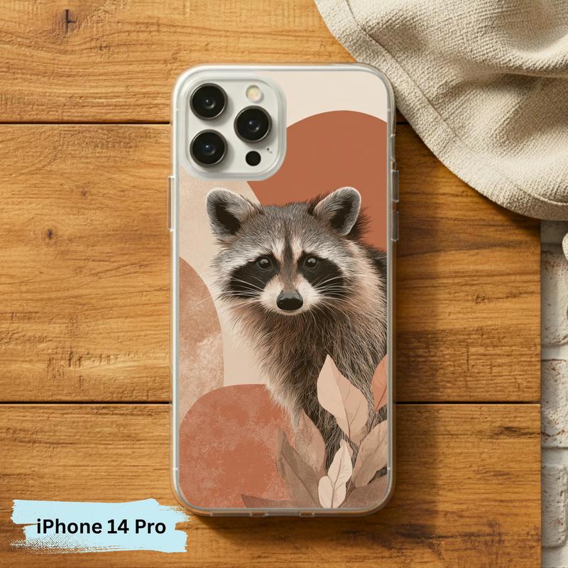 Boho Desert Meme Raccoon Close-Up Phone Case IPhone Boho Desert Meme Raccoon Close-Up Phone Case IPhone