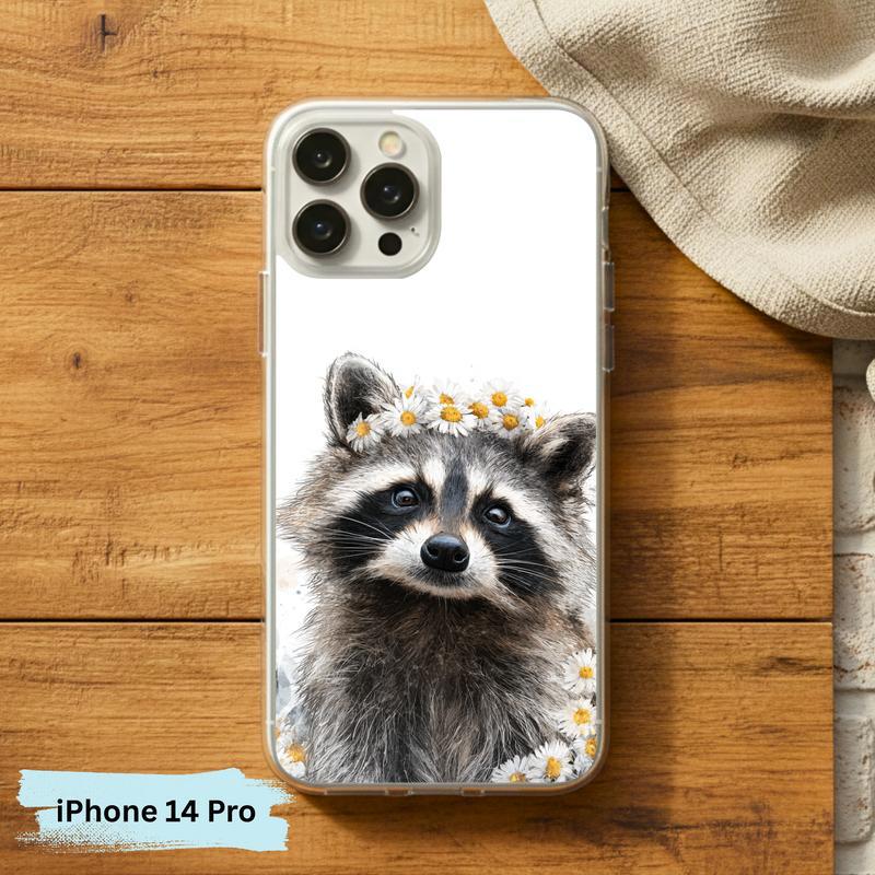 Hippy Meme Raccoon Flower Power Stare Phone Case IPhone Hippy Meme Raccoon Flower Power Stare Phone Case IPhone