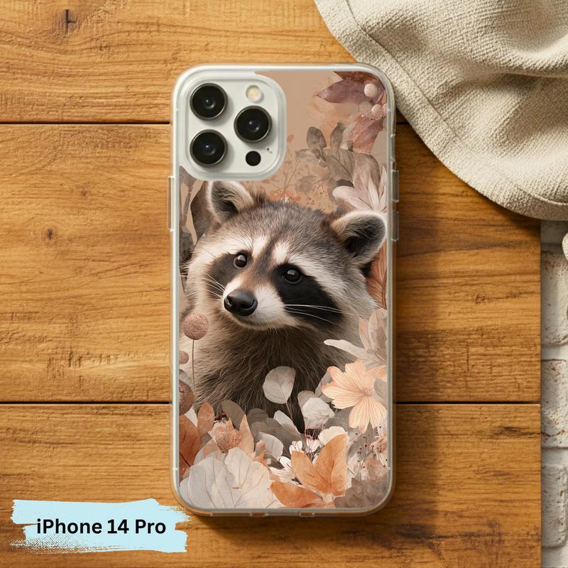 Hippy Sarcastic Raccoon Forest Aura Phone Case IPhone