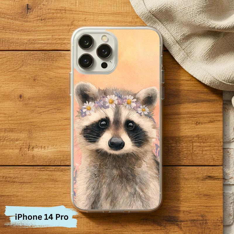 Soft Hippy Baby Raccoon Phone Case IPhone