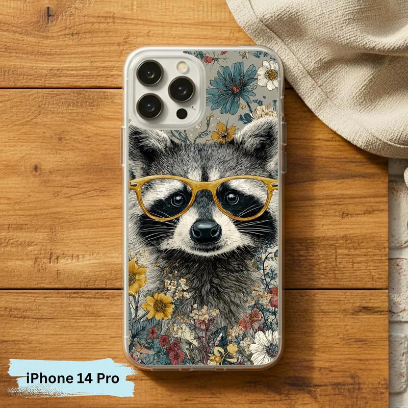 Vintage Peace Hippy Meme Raccoon Phone Case IPhone Vintage Peace Hippy Meme Raccoon Phone Case IPhone