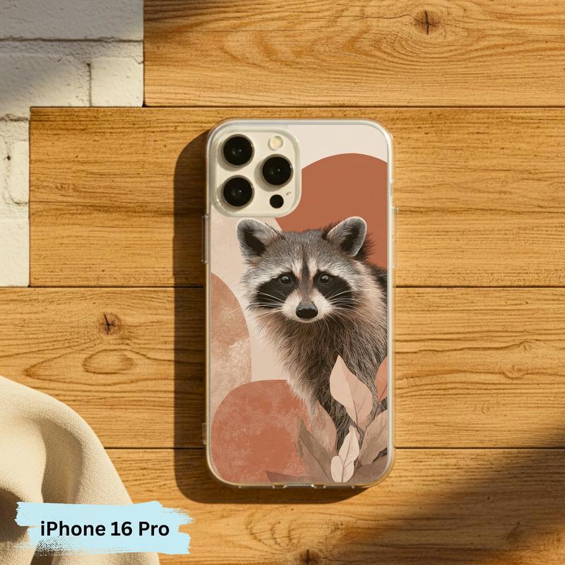 Boho Desert Meme Raccoon Close-Up Phone Case IPhone Boho Desert Meme Raccoon Close-Up Phone Case IPhone