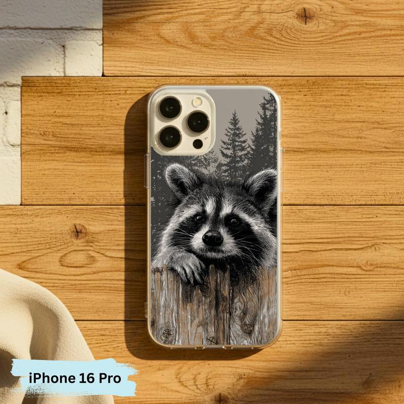 Farmhouse Woodland Sarcastic Raccoon Mood Phone Case IPhone
