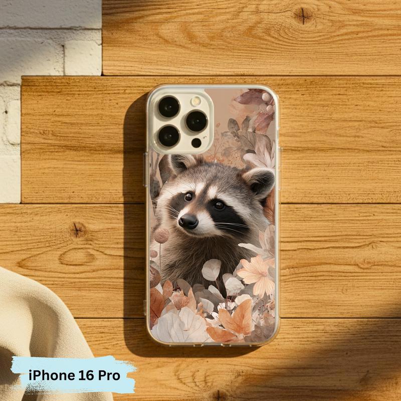 Hippy Sarcastic Raccoon Forest Aura Phone Case IPhone