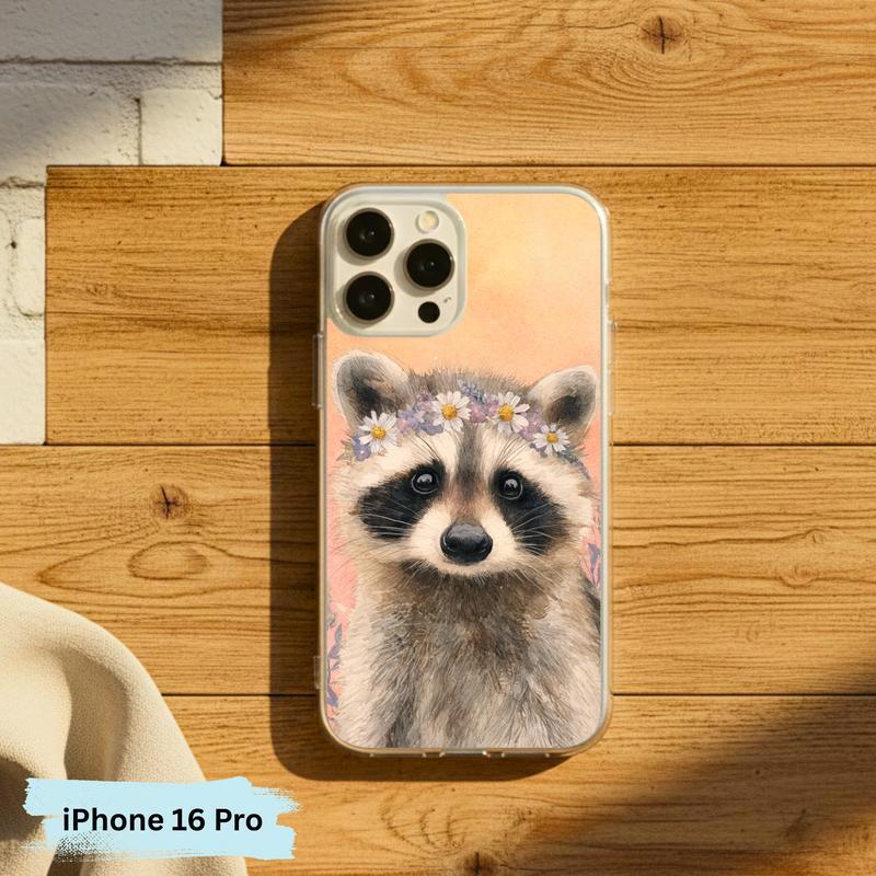 Soft Hippy Baby Raccoon Phone Case IPhone