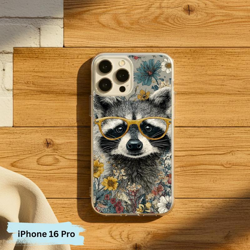 Vintage Peace Hippy Meme Raccoon Phone Case IPhone Vintage Peace Hippy Meme Raccoon Phone Case IPhone