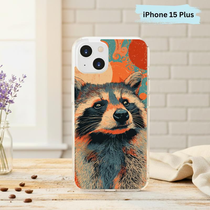 Hippy Meme Raccoon Groovy Smirk Phone Case IPhone Hippy Meme Raccoon Groovy Smirk Phone Case IPhone