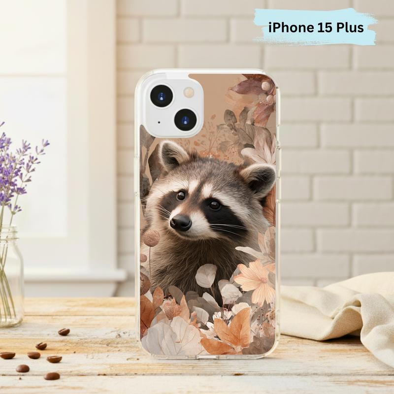 Hippy Sarcastic Raccoon Forest Aura Phone Case IPhone