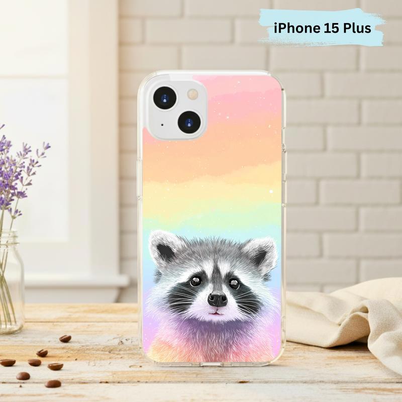 Pastel Rainbow Baby Raccoon Joy – Rainbow Raccoon Phone Case IPhone Pastel Rainbow Baby Raccoon Joy – Rainbow Raccoon Phone Case IPhone