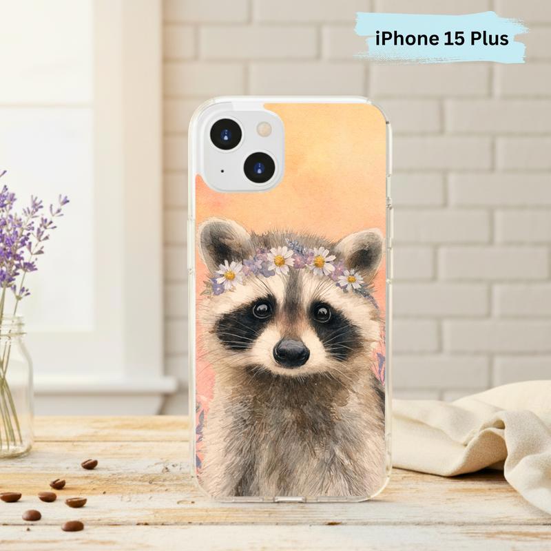 Soft Hippy Baby Raccoon Phone Case IPhone