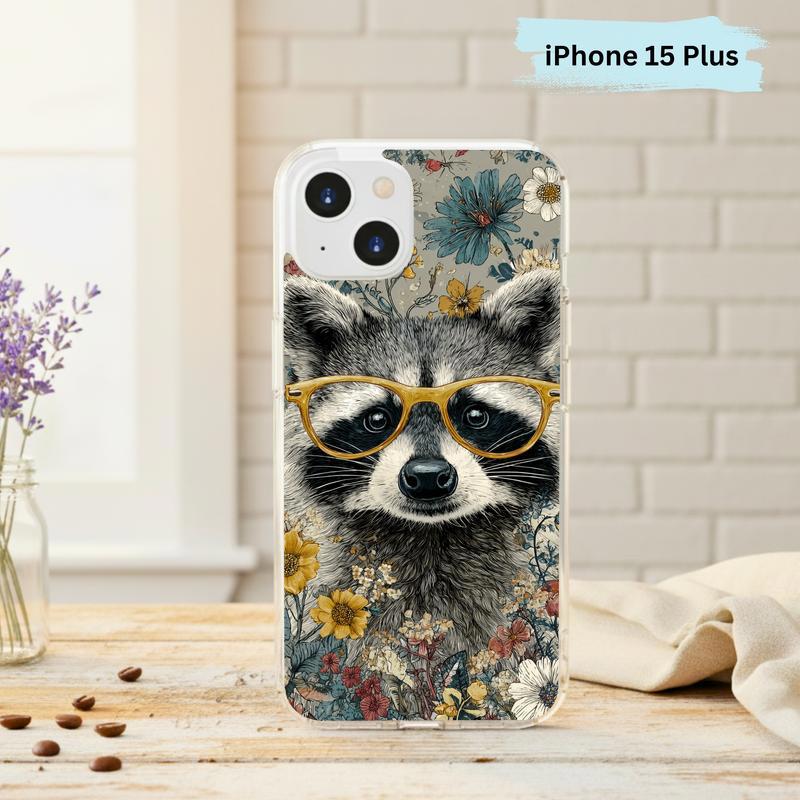 Vintage Peace Hippy Meme Raccoon Phone Case IPhone Vintage Peace Hippy Meme Raccoon Phone Case IPhone