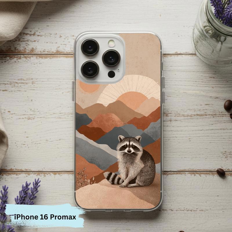 Boho Desert Meme Raccoon Phone Case IPhone Boho Desert Meme Raccoon Phone Case IPhone