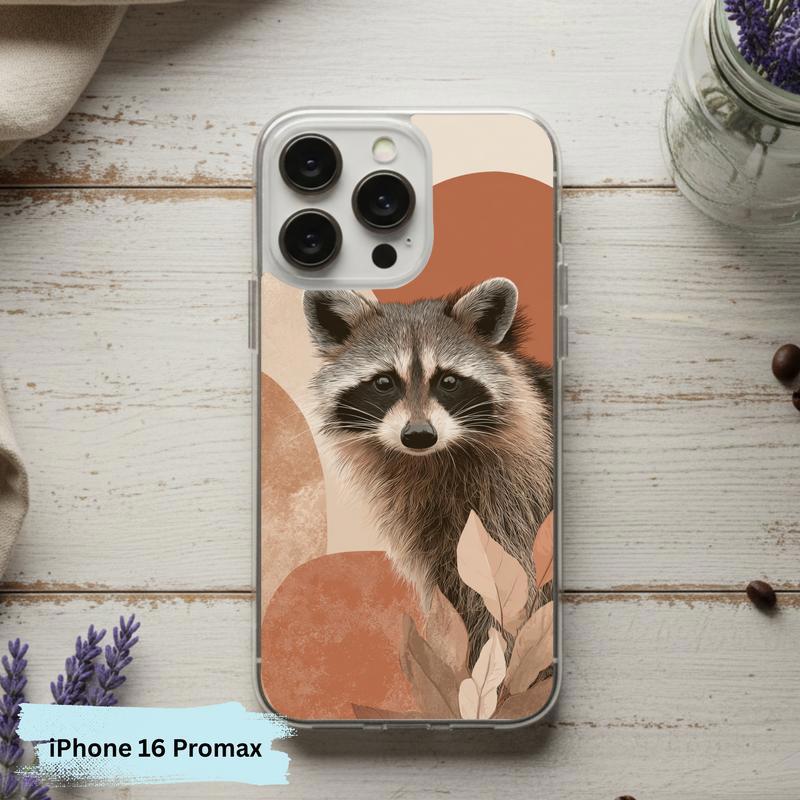 Boho Desert Meme Raccoon Close-Up Phone Case IPhone Boho Desert Meme Raccoon Close-Up Phone Case IPhone
