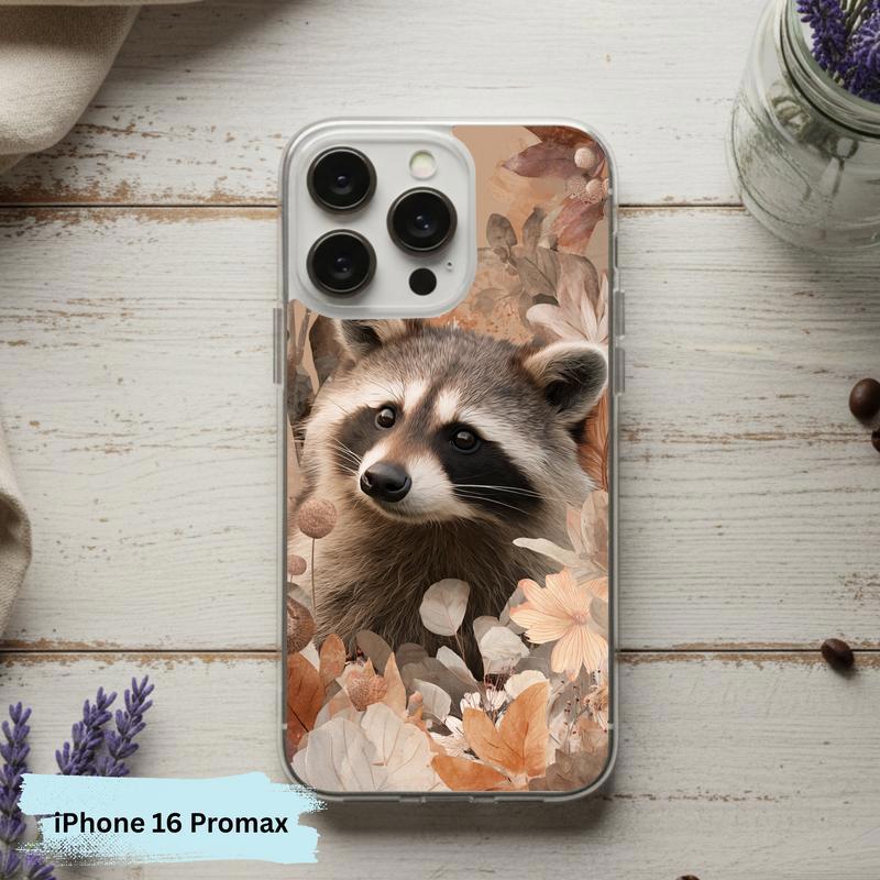 Hippy Sarcastic Raccoon Forest Aura Phone Case IPhone