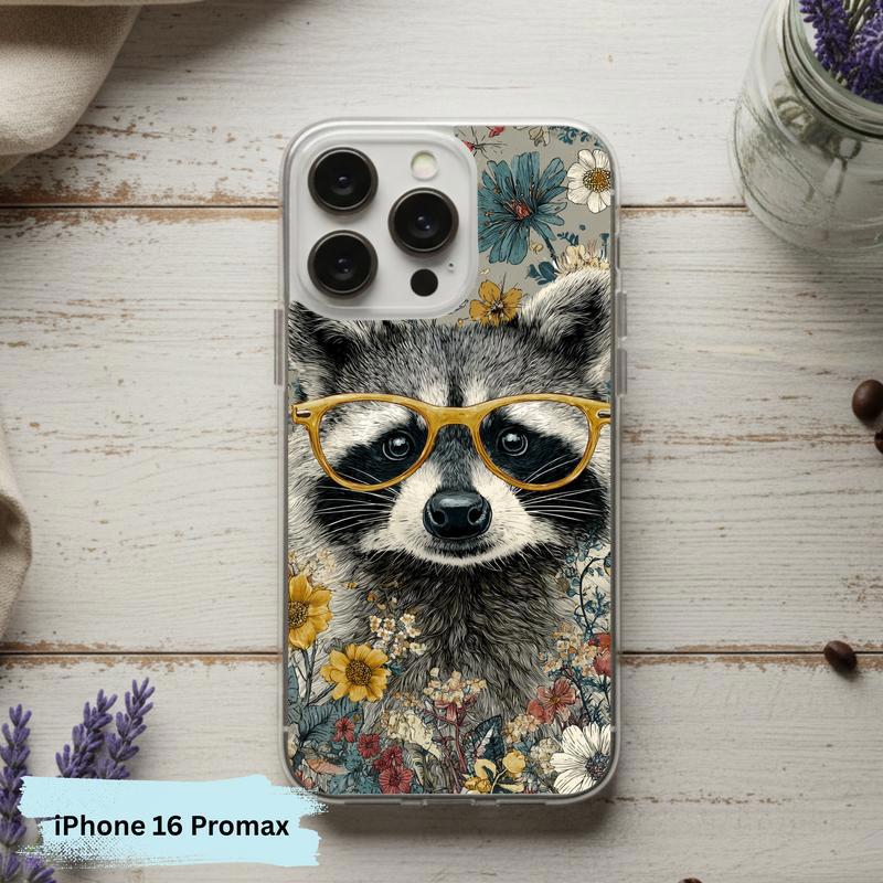 Vintage Peace Hippy Meme Raccoon Phone Case IPhone Vintage Peace Hippy Meme Raccoon Phone Case IPhone