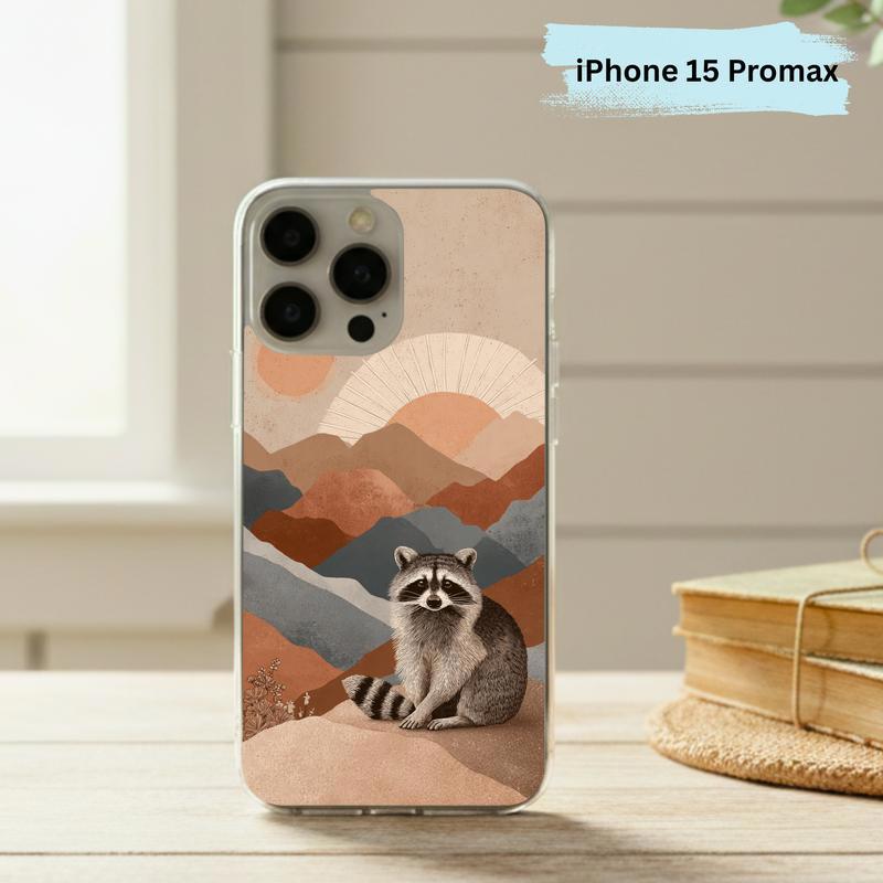 Boho Desert Meme Raccoon Phone Case IPhone Boho Desert Meme Raccoon Phone Case IPhone