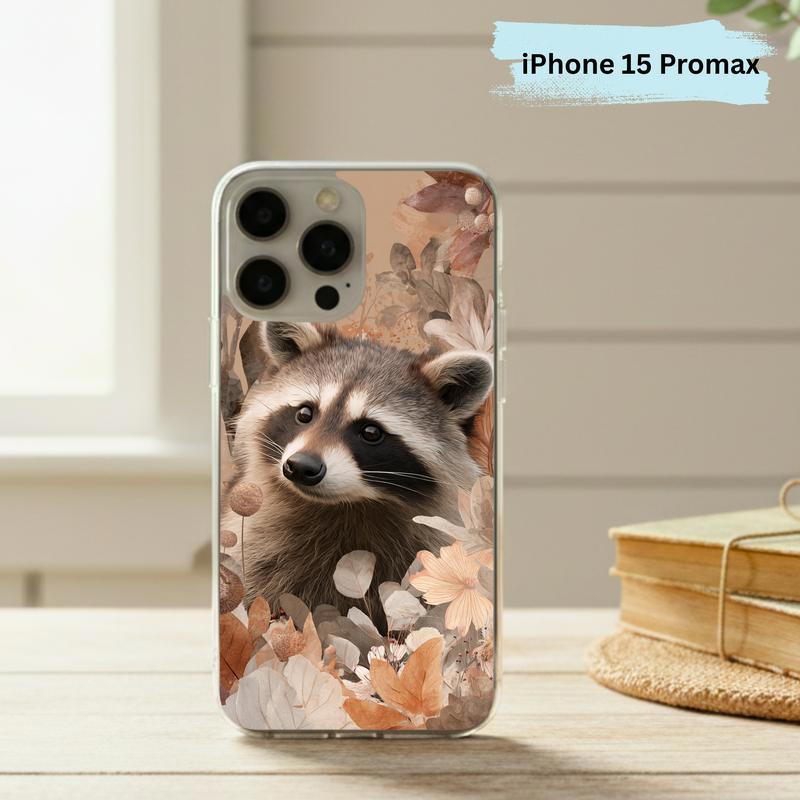 Hippy Sarcastic Raccoon Forest Aura Phone Case IPhone