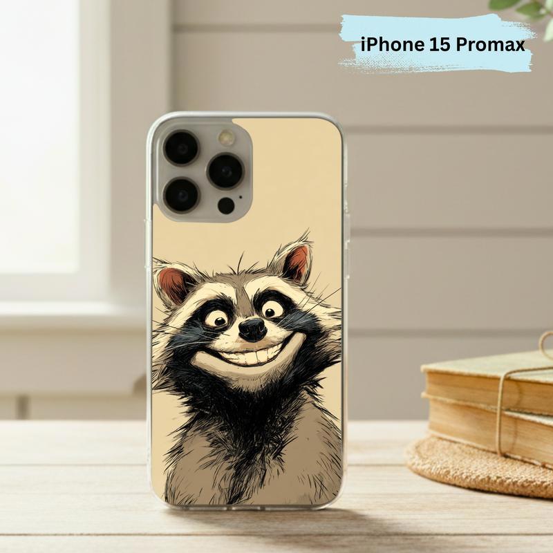 Meme Raccoon, Trash Bandit Grin Phone Case IPhone
