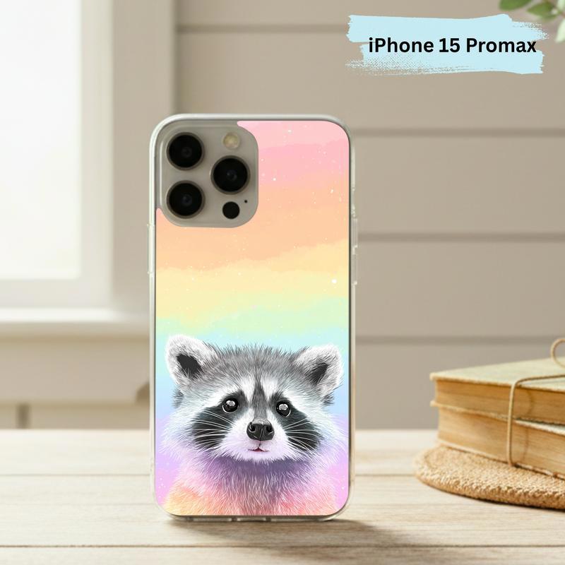 Pastel Rainbow Baby Raccoon Joy – Rainbow Raccoon Phone Case IPhone Pastel Rainbow Baby Raccoon Joy – Rainbow Raccoon Phone Case IPhone