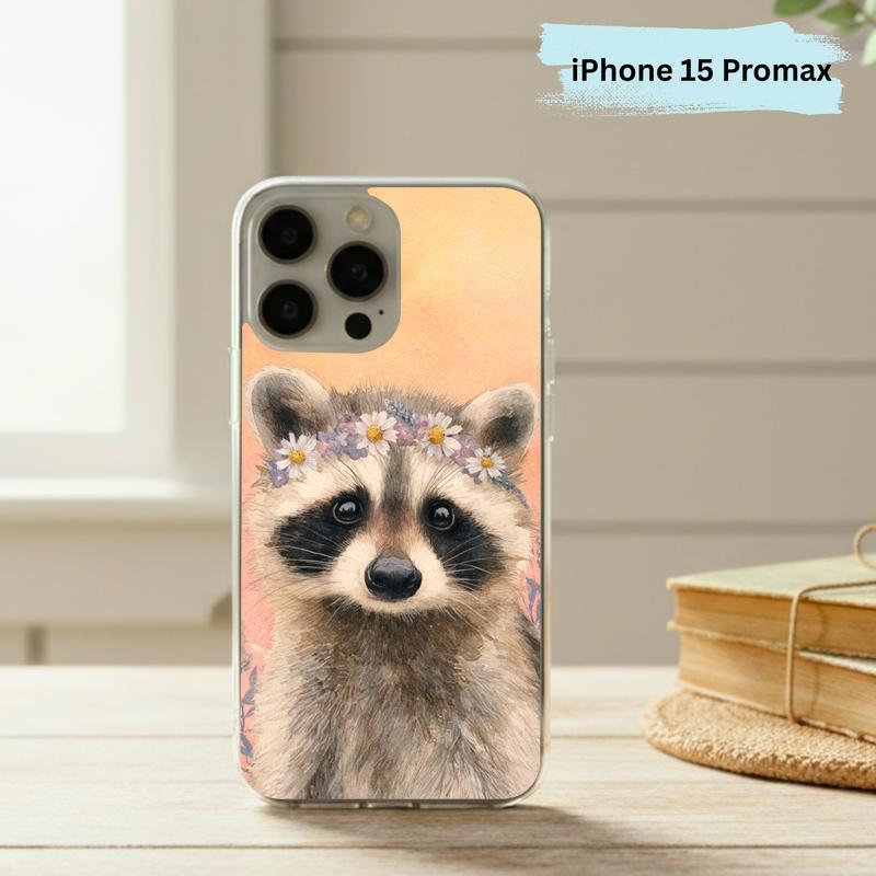 Soft Hippy Baby Raccoon Phone Case IPhone