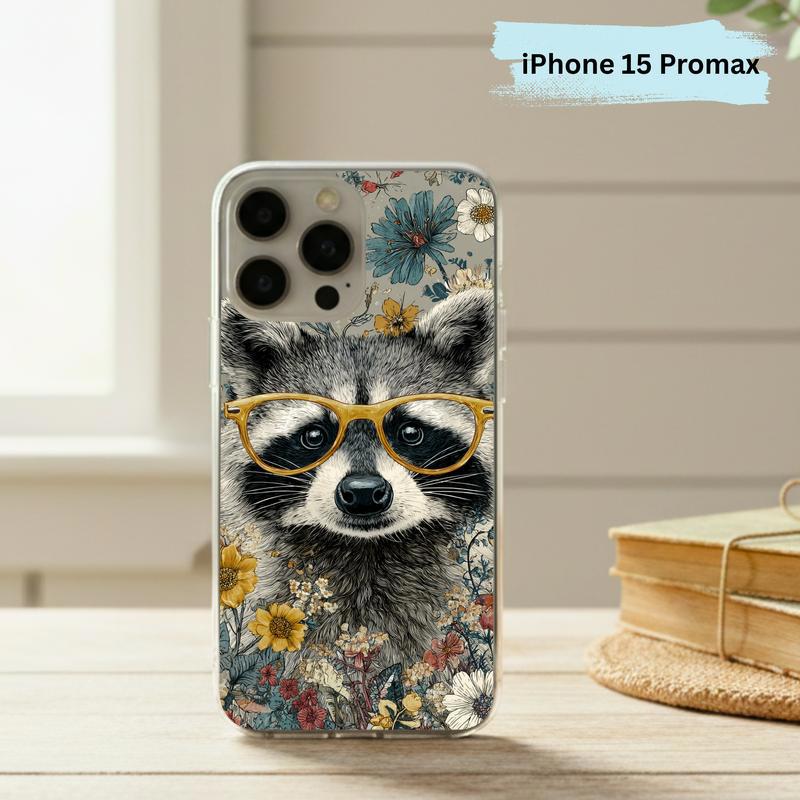 Vintage Peace Hippy Meme Raccoon Phone Case IPhone Vintage Peace Hippy Meme Raccoon Phone Case IPhone