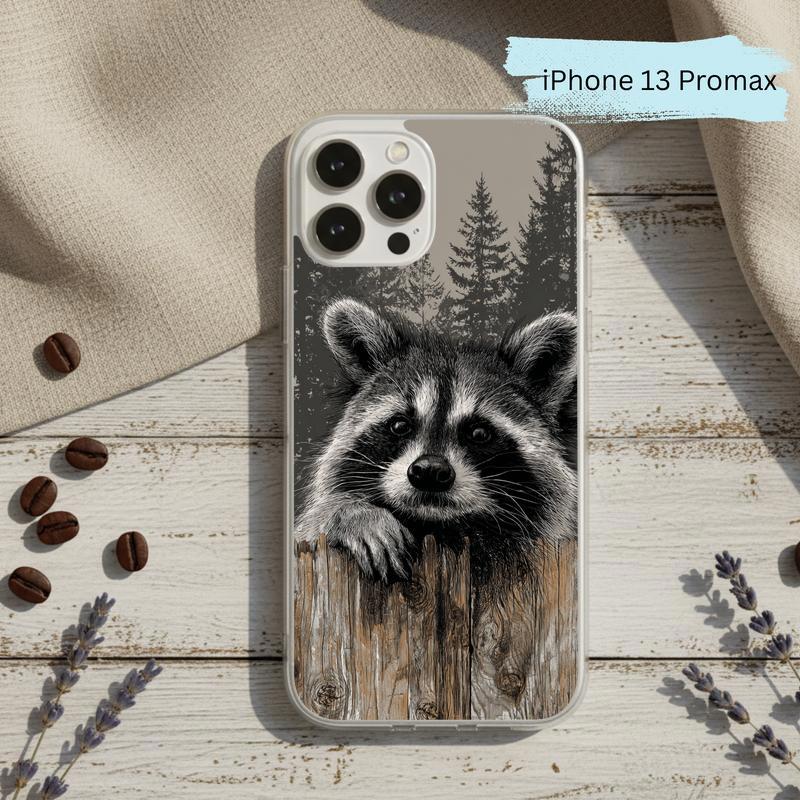 Farmhouse Woodland Sarcastic Raccoon Mood Phone Case IPhone