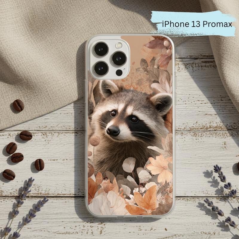 Hippy Sarcastic Raccoon Forest Aura Phone Case IPhone
