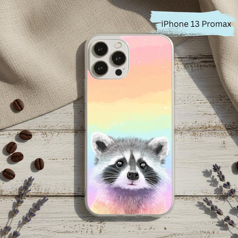 Pastel Rainbow Baby Raccoon Joy – Rainbow Raccoon Phone Case IPhone Pastel Rainbow Baby Raccoon Joy – Rainbow Raccoon Phone Case IPhone