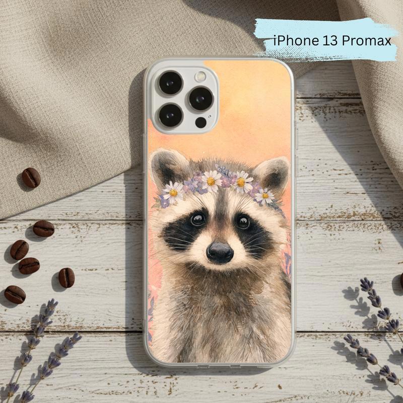 Soft Hippy Baby Raccoon Phone Case IPhone