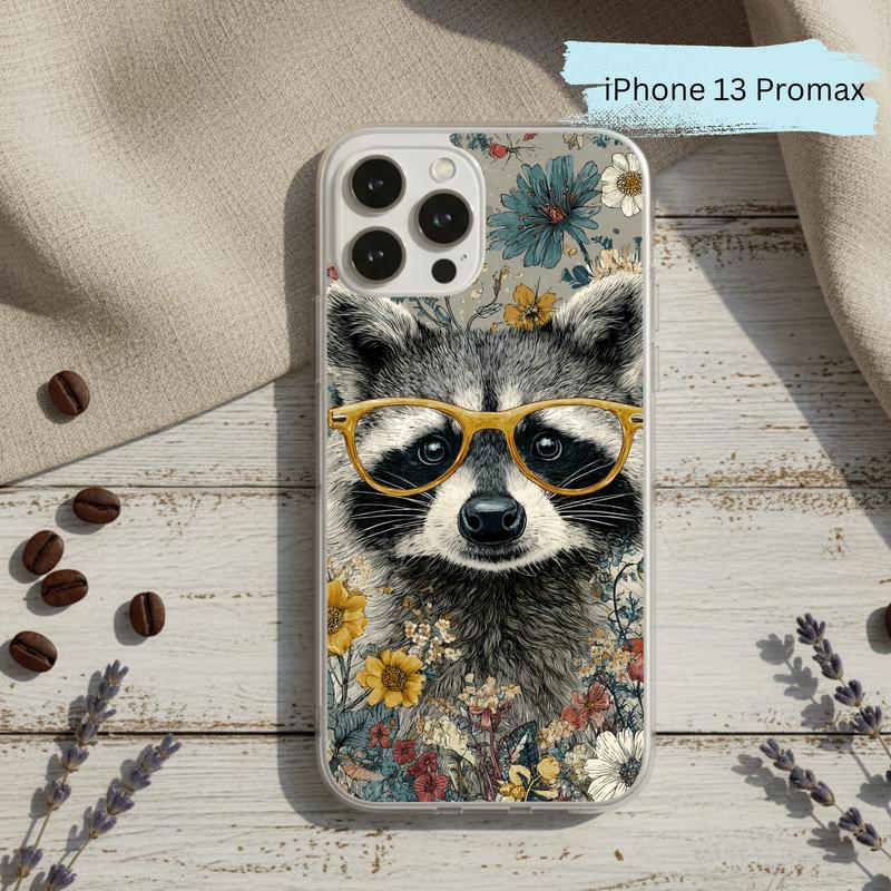 Vintage Peace Hippy Meme Raccoon Phone Case IPhone Vintage Peace Hippy Meme Raccoon Phone Case IPhone